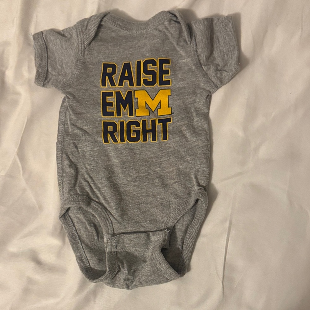 Gray Bodysuit with Yellow Print